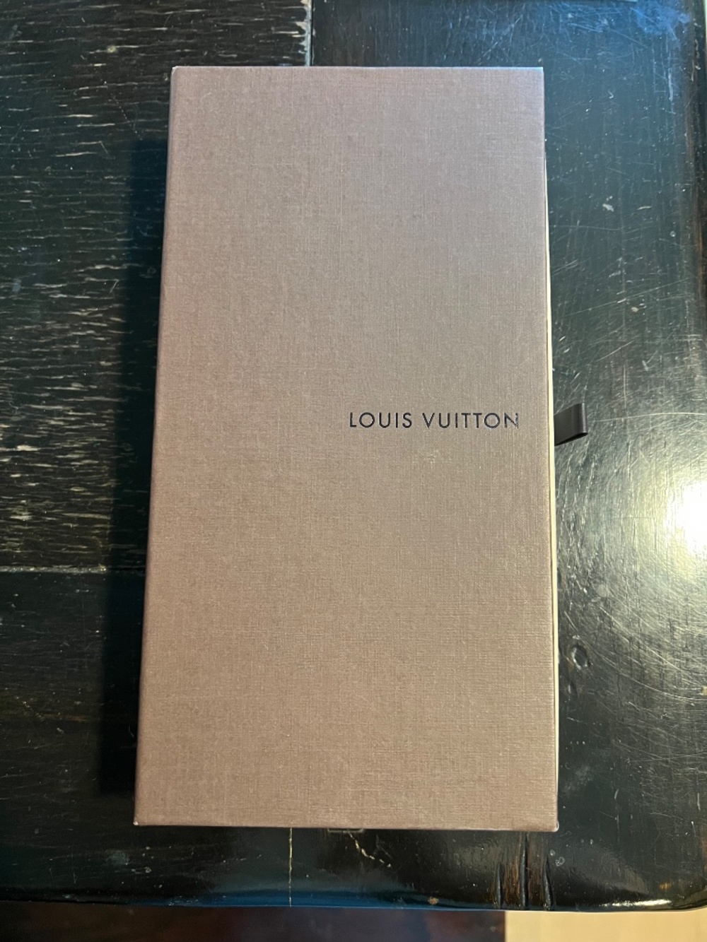 NEW Checkered Louis Vuitton Clutch- 8 1/4 x 4 3/4 inches, Brown - Picture 14 of 16